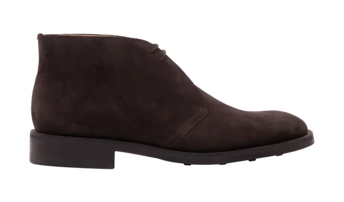 Sandwell 8211 Dark Brown Suede Men Barker Shoes Mens Boots