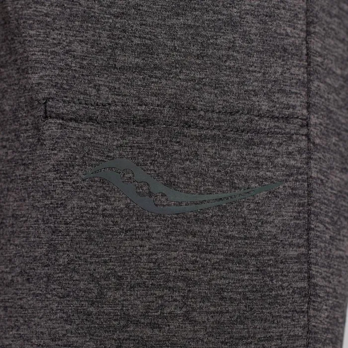 Saucony Bottoms Men Triumph Pant Carbon Heather