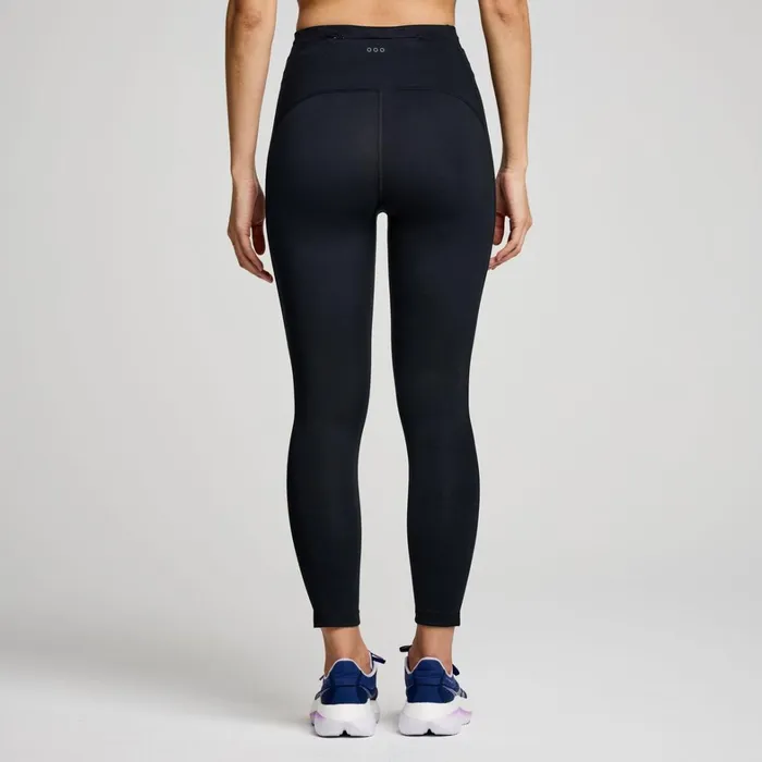 Saucony Bottoms Women Fortify Crop Tight Black