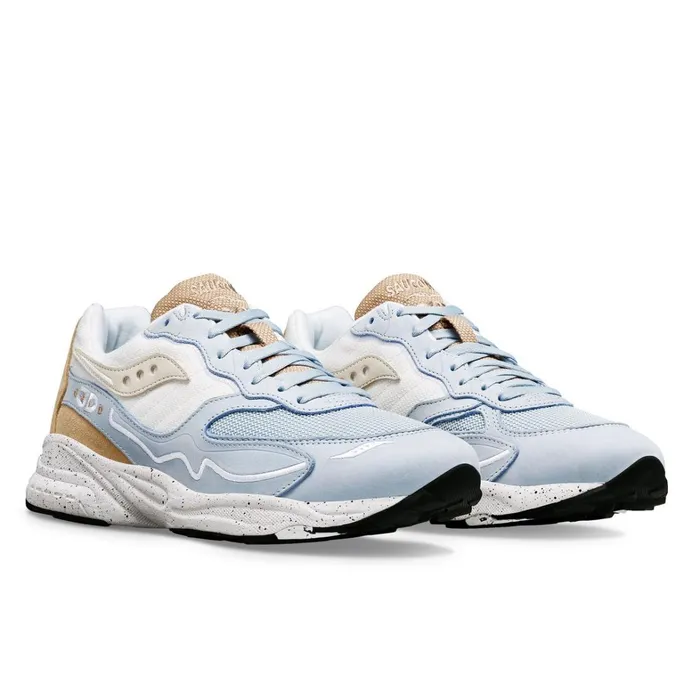 Saucony Lifestyle Women 3d Grid Hurricane Premium Light Bluecream