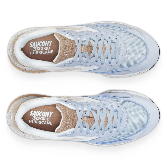 Saucony Lifestyle Women 3d Grid Hurricane Premium Light Bluecream