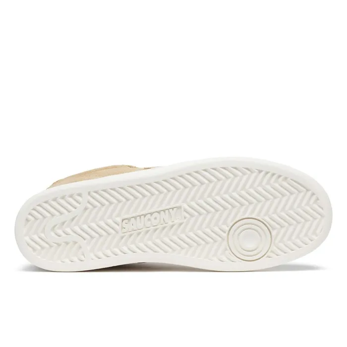 Saucony Lifestyle Women Jazz Court Split Suede Tan