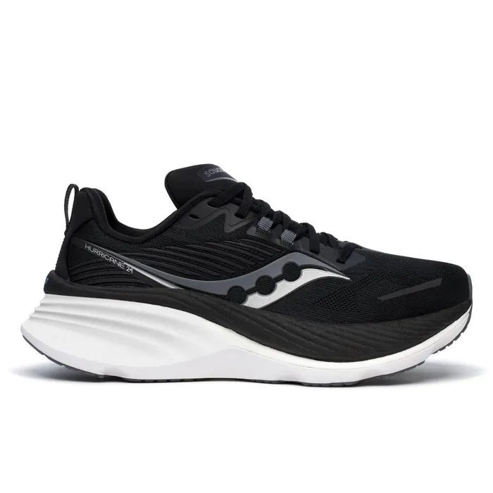 Saucony Running Women Hurricane 24 Wide Blackcarbon