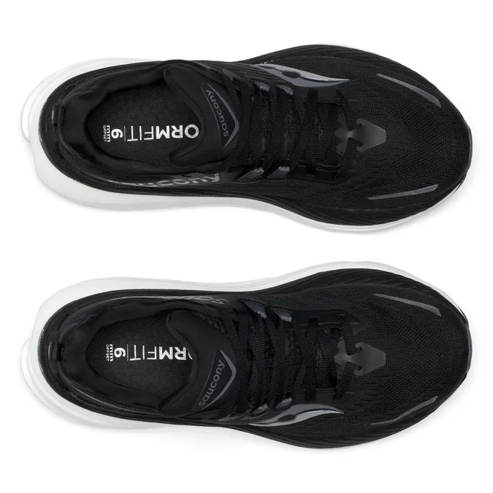 Saucony Running Women Hurricane 24 Wide Blackcarbon