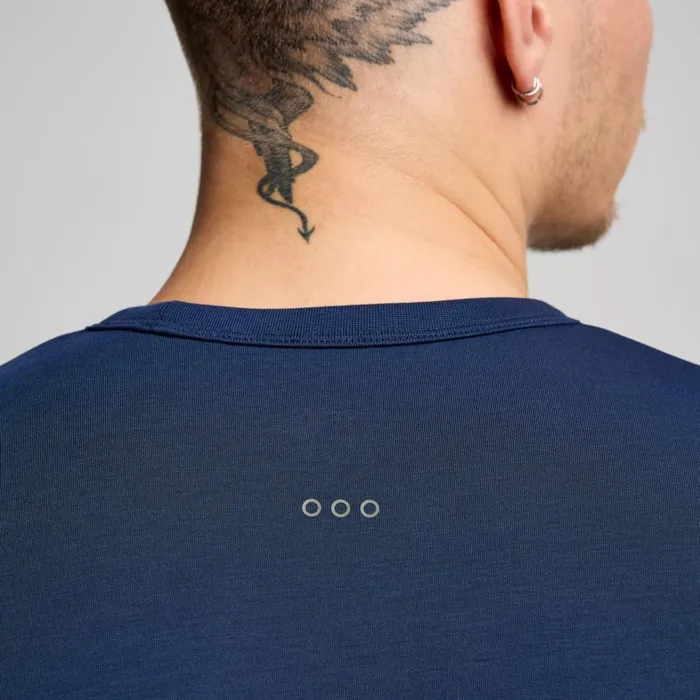 Saucony Tops Men Triumph Long Sleeve Navy
