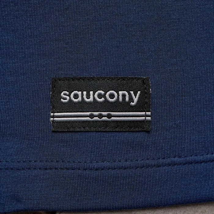 Saucony Tops Men Triumph Long Sleeve Navy