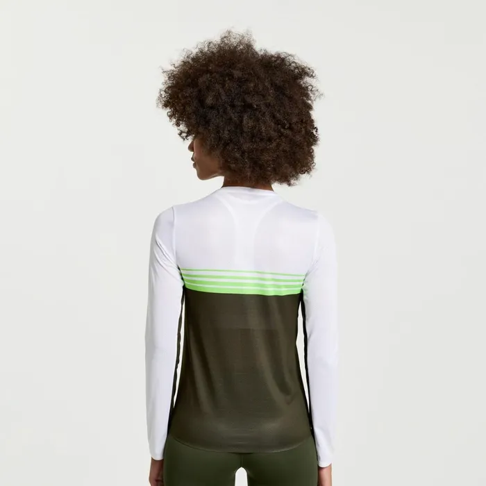 Saucony Tops Women Elite Long Sleeve Umbra