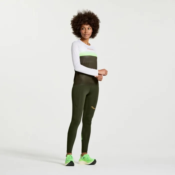 Saucony Tops Women Elite Long Sleeve Umbra