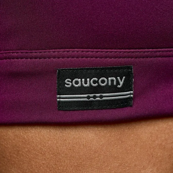 Saucony Tops Women Fortify Bra Eggplant