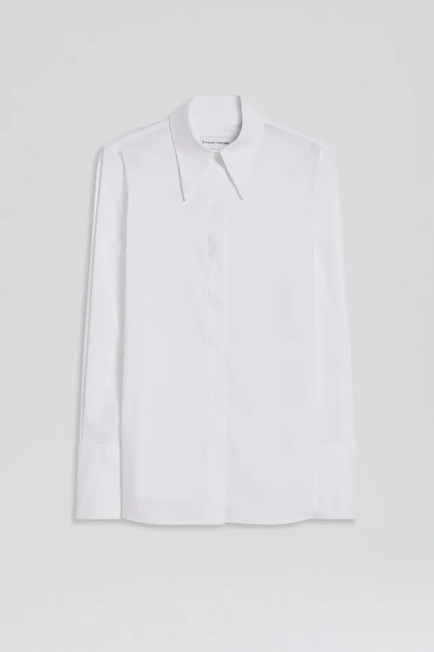 Scanlan Theodore COTTON SHIRT WHITE Women Shirts Scanlan Theodore COTTON SHIRT WHITE Women Shirts