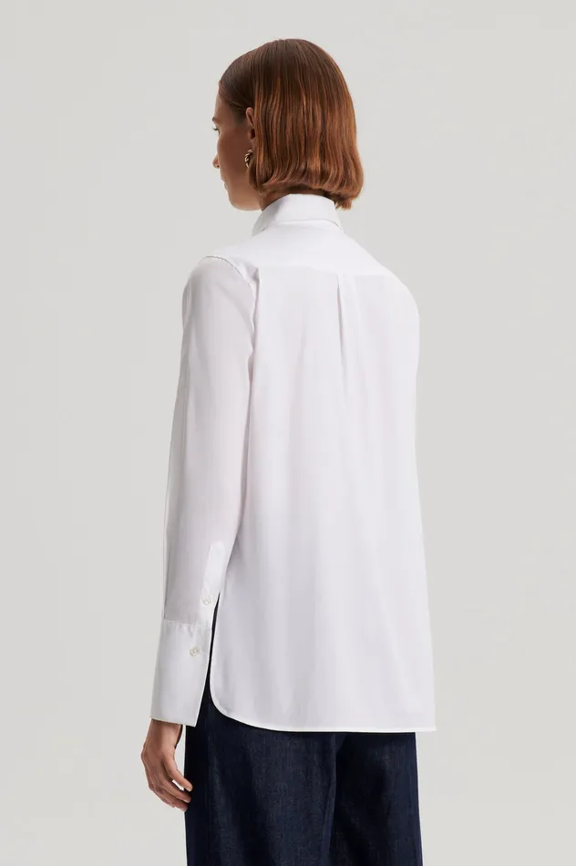 Scanlan Theodore COTTON SHIRT WHITE Women Shirts Scanlan Theodore COTTON SHIRT WHITE Women Shirts