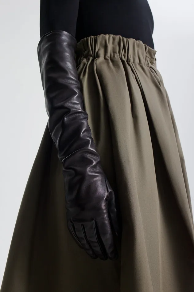 Scanlan Theodore Leather Women LEATHER GLOVES BLACK
