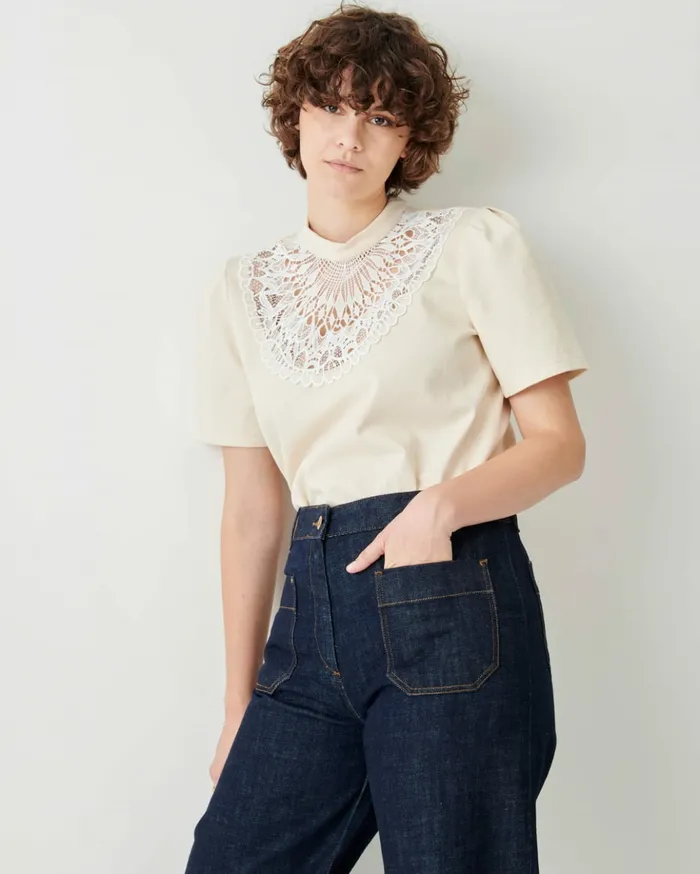 Sessn Womens TShirts And Tops Amberlino Fleur de Sel Popular