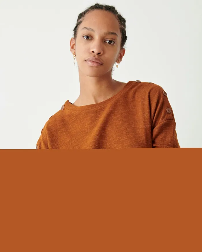 Sessn Womens TShirts And Tops Austin Tobacco On Sale