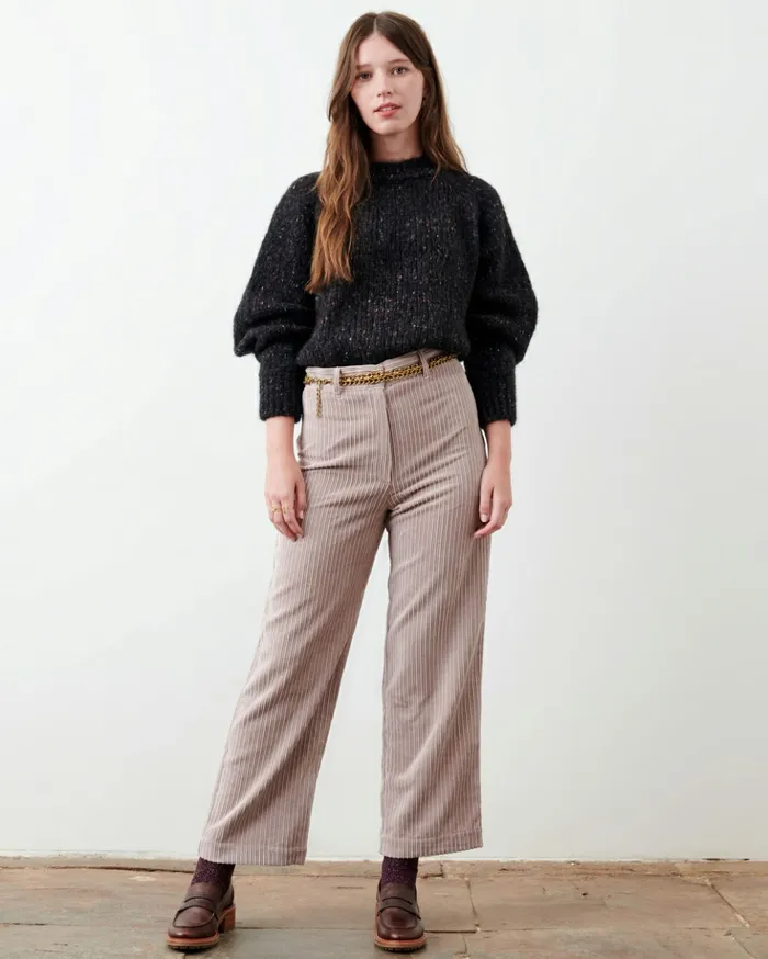 Sessn Womens Trousers Cybill Misty Mauve