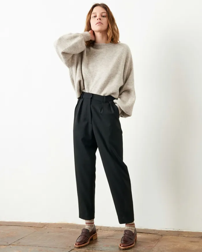 Sessn Womens Trousers Hondino Black