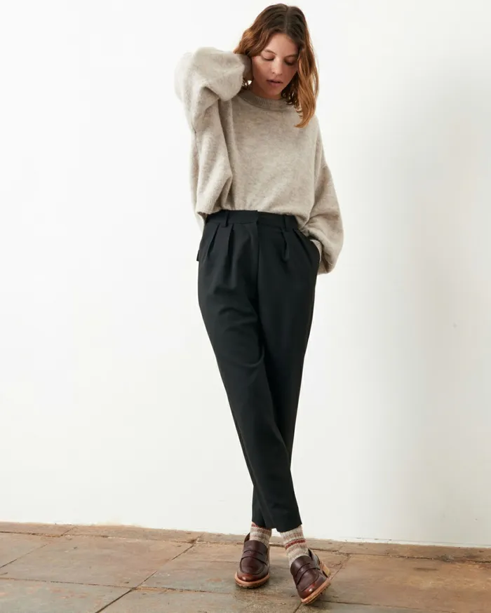 Sessn Womens Trousers Hondino Black