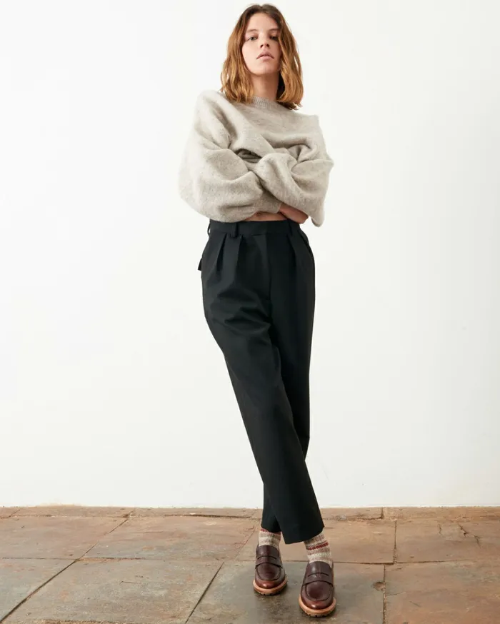 Sessn Womens Trousers Hondino Black