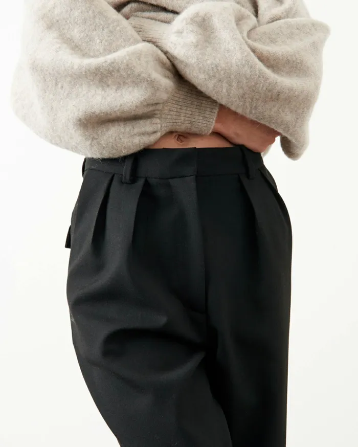 Sessn Womens Trousers Hondino Black