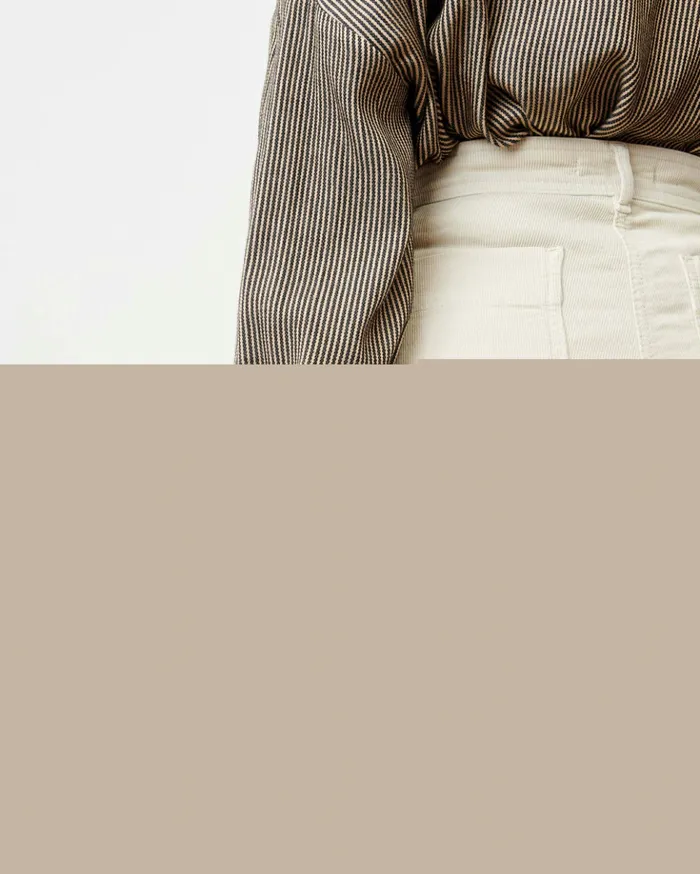 Sessn Womens Trousers Hudson street Milk
