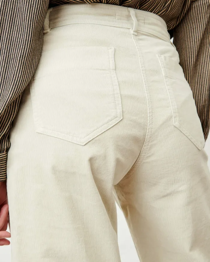 Sessn Womens Trousers Hudson street Milk