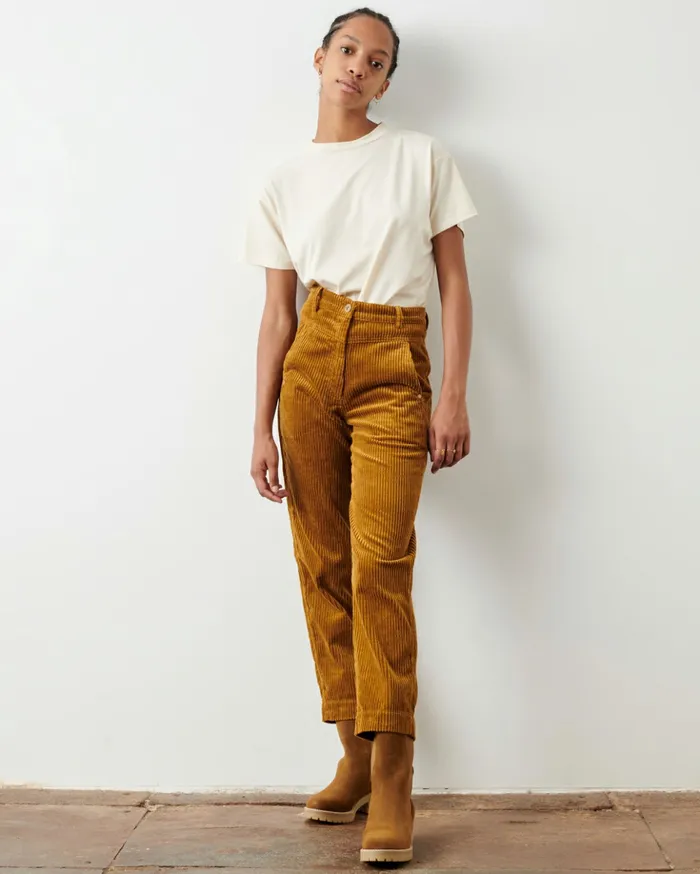 Sessn Womens Trousers Rosario Honey Gold