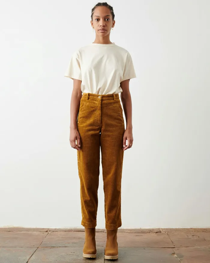 Sessn Womens Trousers Rosario Honey Gold