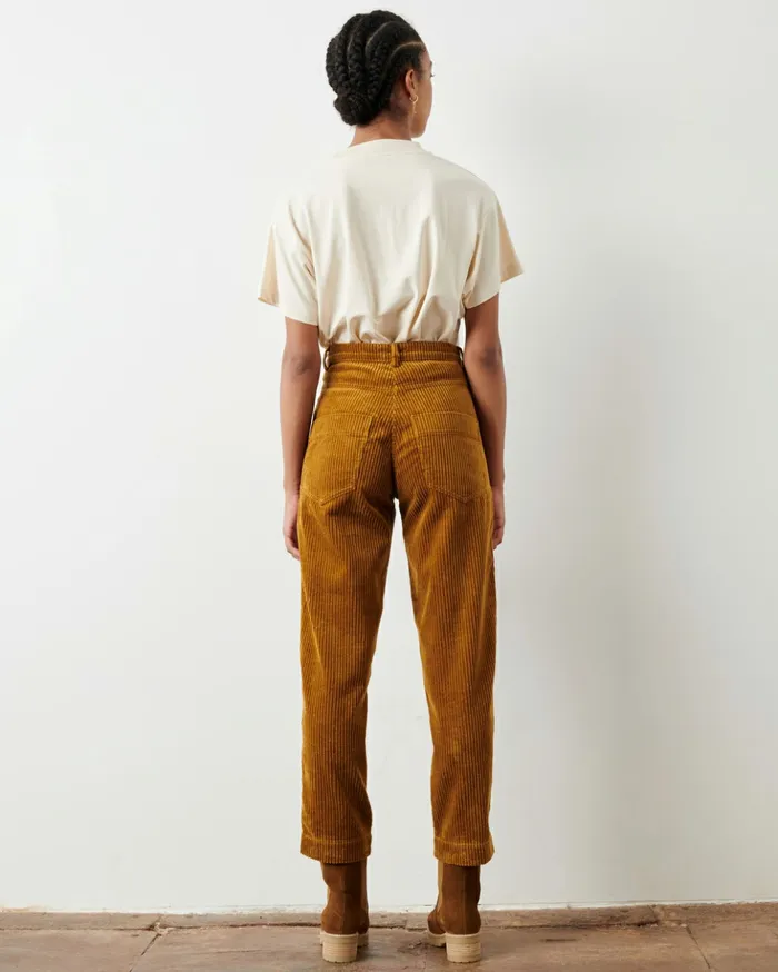 Sessn Womens Trousers Rosario Honey Gold