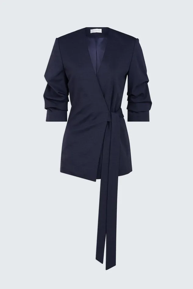 Sets Women Halston Bexley Jacket In Knit Suiting Midnight