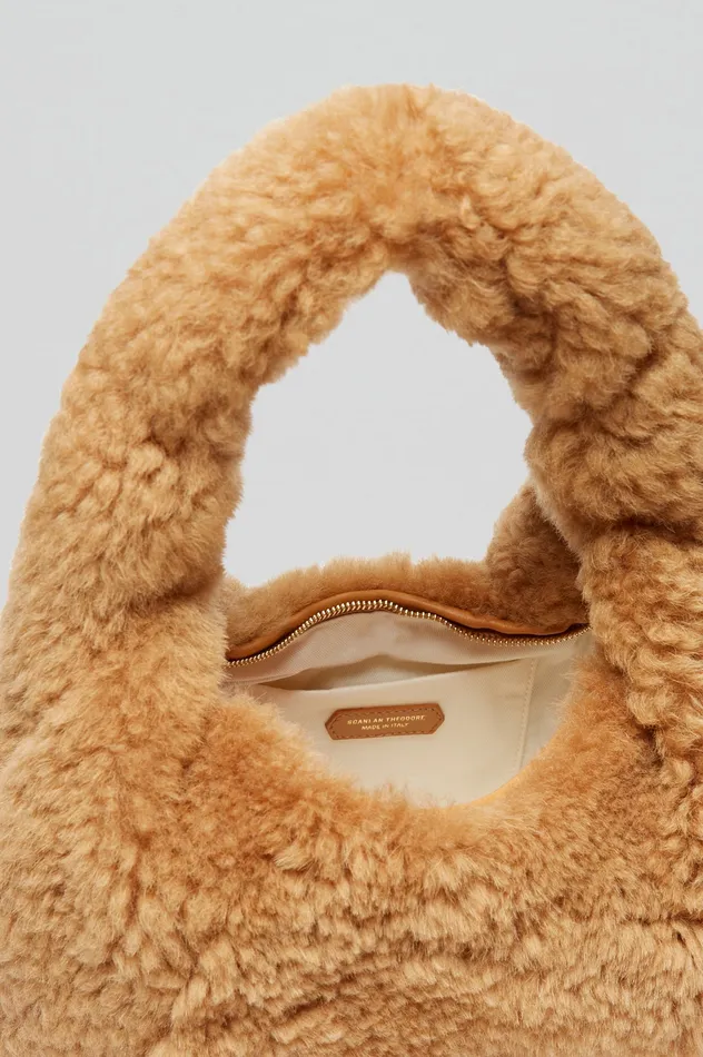 SHEARLING GABRIELLA CAMEL Women Bags Scanlan Theodore SHEARLING GABRIELLA CAMEL Women Bags Scanlan Theodore