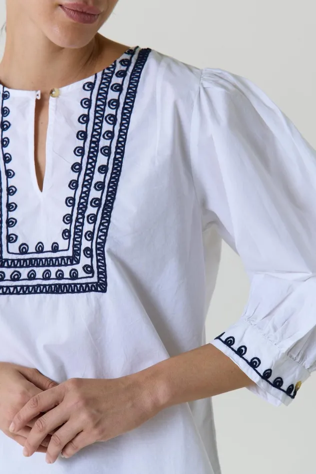 Shirts and Blouses Women Leon and Harper Coquine Plain Shirt White