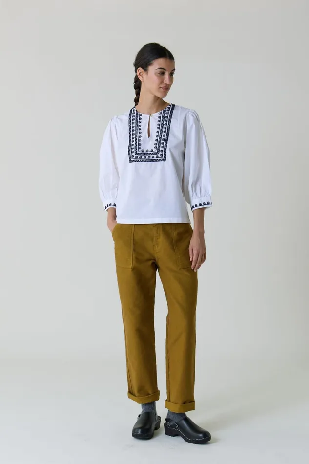 Shirts and Blouses Women Leon and Harper Coquine Plain Shirt White