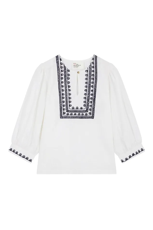 Shirts and Blouses Women Leon and Harper Coquine Plain Shirt White