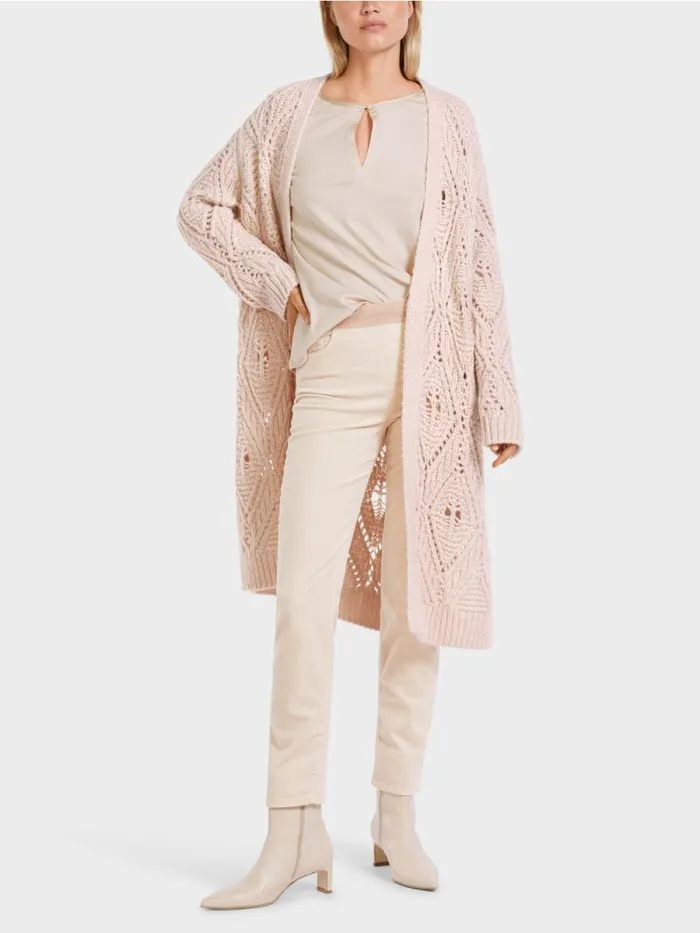 Shirts and Tops Damen Marc Cain Elegantes Longsleeve Soft Blossom