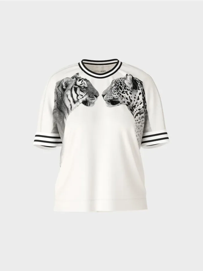 Shirts and Tops Damen Marc Cain TShirt Mit Kimonormel Offwhite