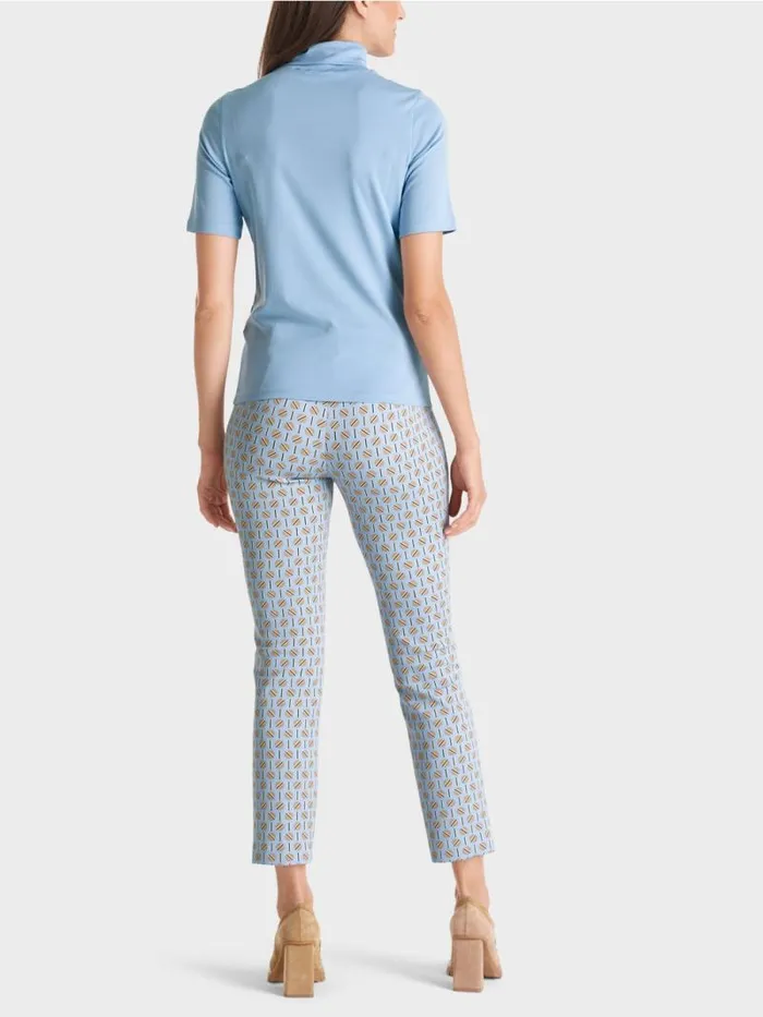 Shirts and Tops Damen Marc Cain TShirt Mit Rollkragen Dark Summer Sky