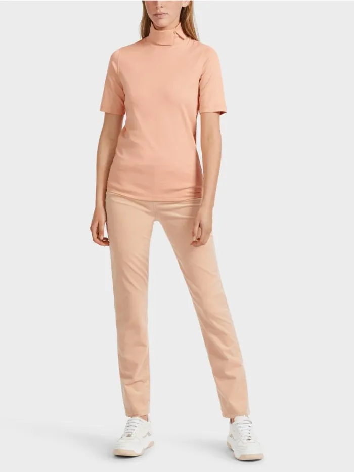 Shirts and Tops Damen Marc Cain TShirt Mit Rollkragen Sandy Beige