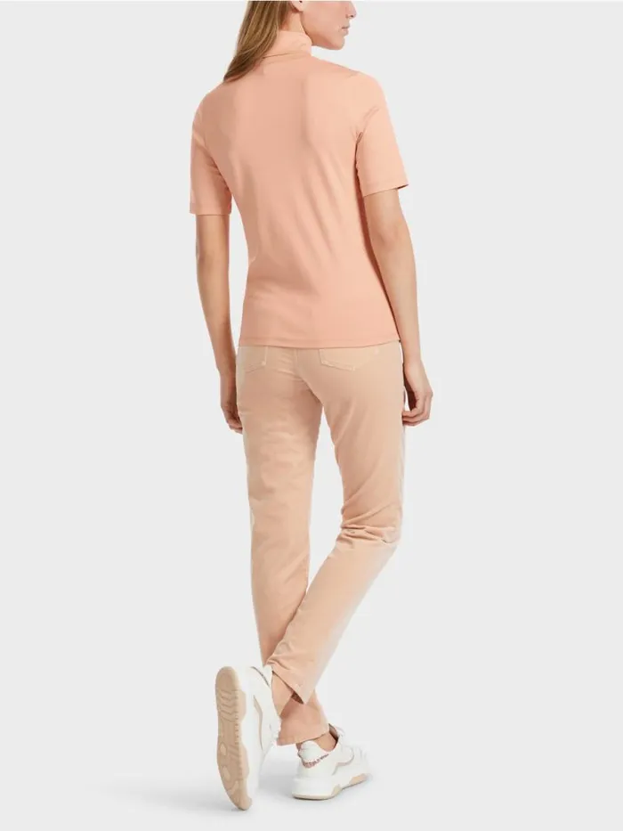 Shirts and Tops Damen Marc Cain TShirt Mit Rollkragen Sandy Beige