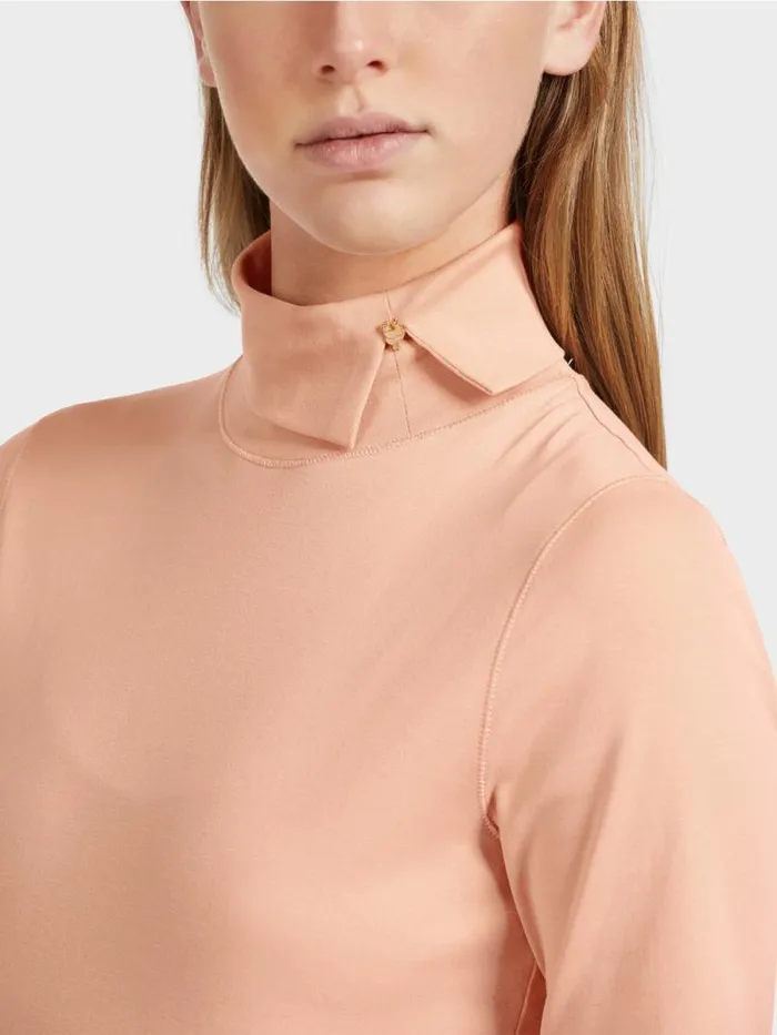 Shirts and Tops Damen Marc Cain TShirt Mit Rollkragen Sandy Beige