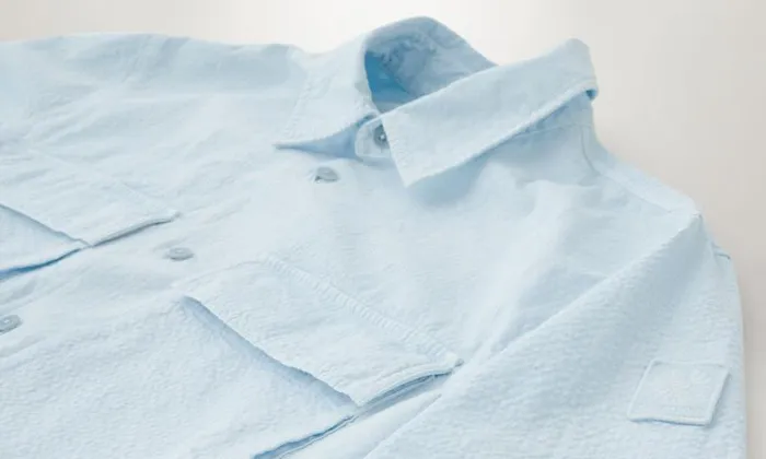 Shirts Men Belstaff Mineral Caster Shirt Skyline Blue