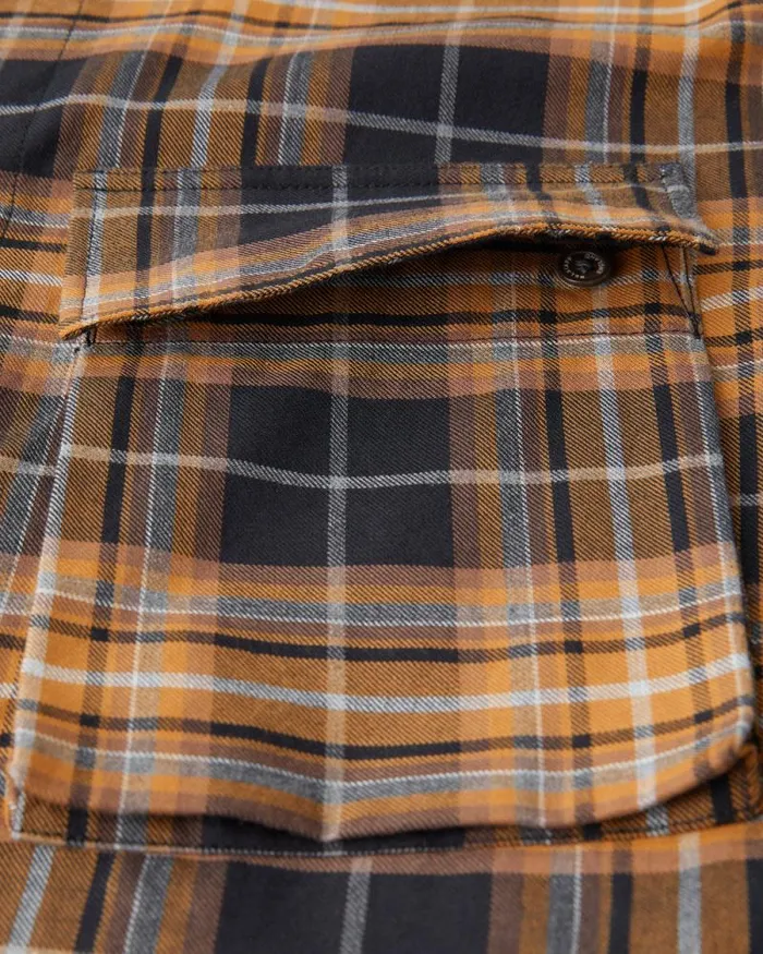 Shirts Men Belstaff Scale Shirt Black Glaze Yellow