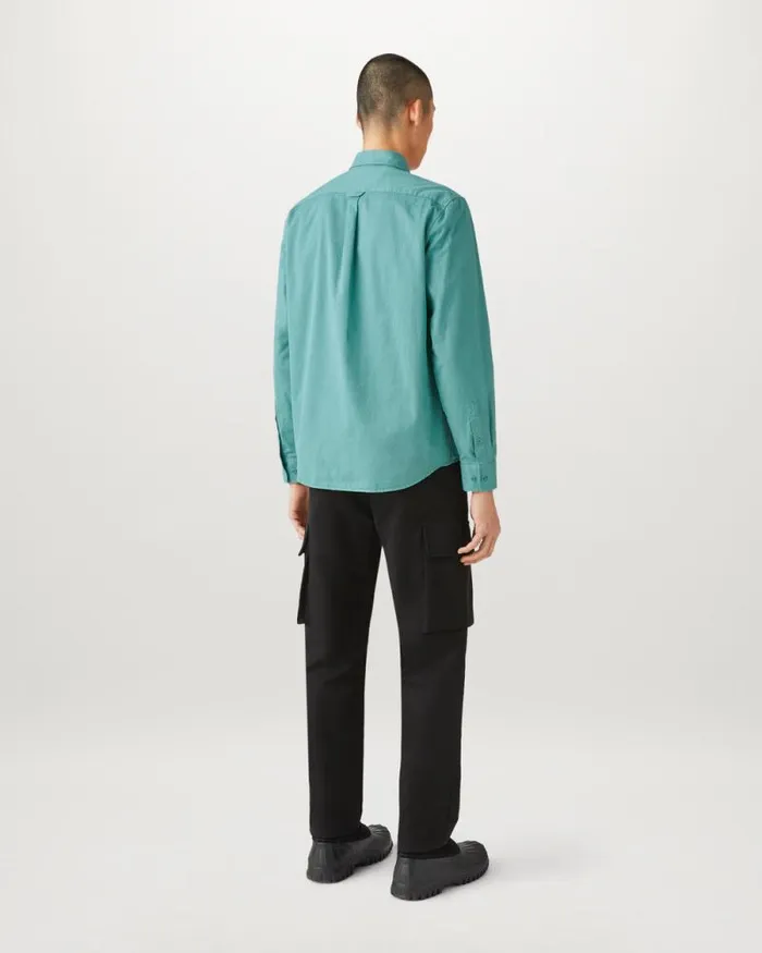 Shirts Men Belstaff Scale Shirt Oil Blue