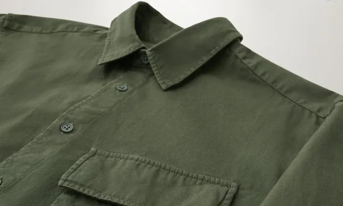 Shirts Men Belstaff Scale Shirt Tile Green Shirts Men Belstaff Scale Shirt Tile Green