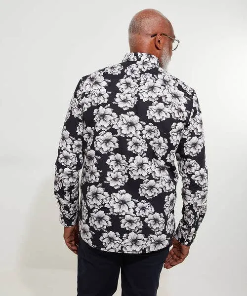 Shirts Monochrome Floral Shirt White 8211 Joebrowns Apparel Shirts Monochrome Floral Shirt White 8211 Joebrowns Apparel