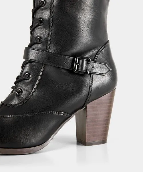 Shoes Sandals and Boots Joebrowns Apparel In Brooklyn Lace Up Boots Black