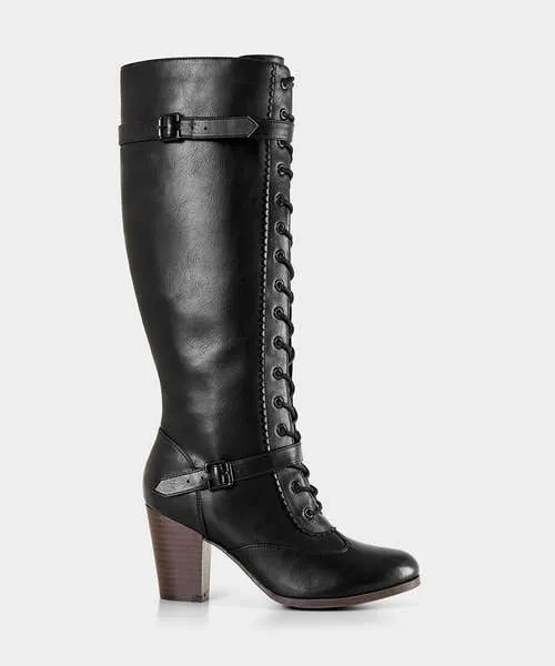 Shoes Sandals and Boots Joebrowns Apparel In Brooklyn Lace Up Boots Black