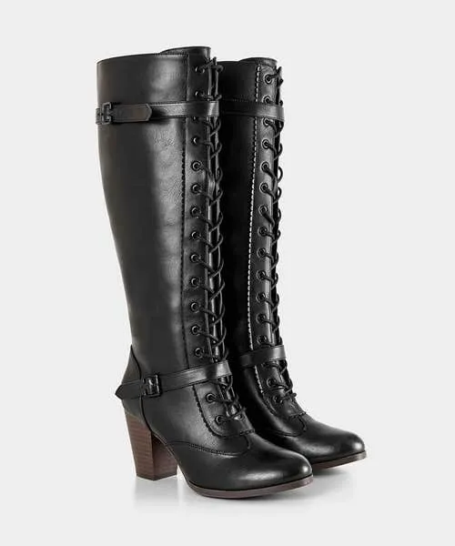 Shoes Sandals and Boots Joebrowns Apparel In Brooklyn Lace Up Boots Black