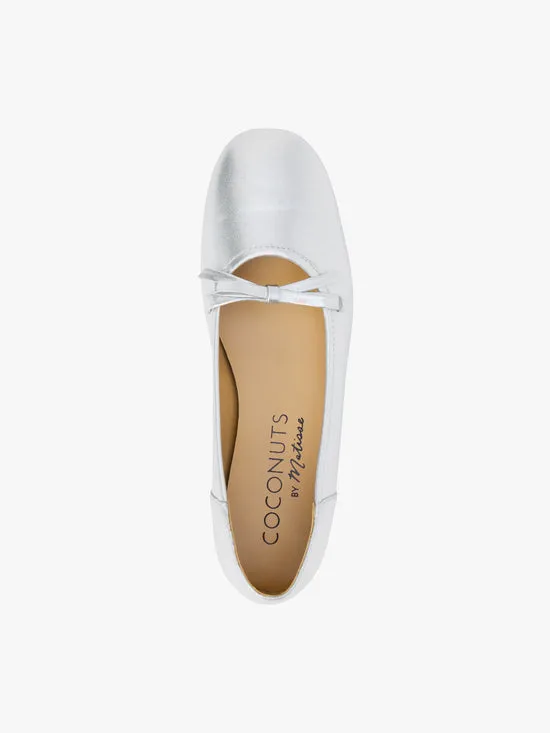 Shoes Women Missy Ballet Flat Silver Lisa Says Gah Shoes Women Missy Ballet Flat Silver Lisa Says Gah