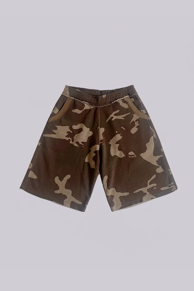 Shop Camo Monster Jogger Shorts Men Loungewear Jaded London