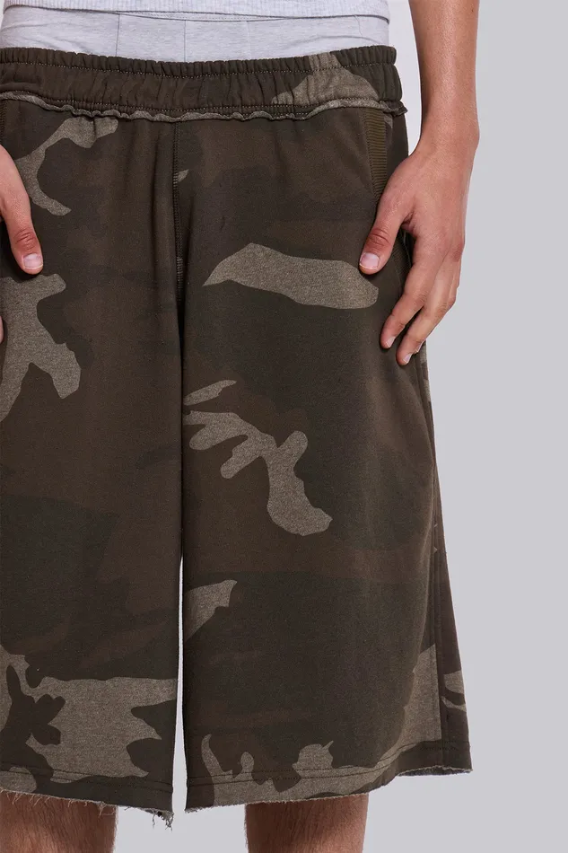 Shop Camo Monster Jogger Shorts Men Loungewear Jaded London